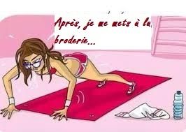 L'essayer, c'est devenir accro... de la broderie, bien sûr ! Oups !!!